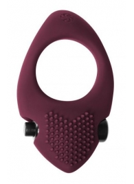 Бордовое эрекционное виброкольцо Pure Passion Sunset - Lola Games - в Балаково купить с доставкой