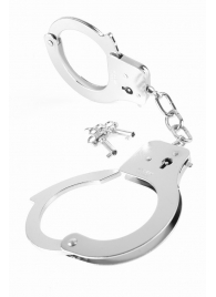 Металлические серебристые наручники Designer Metal Handcuffs - Pipedream - купить с доставкой в Балаково
