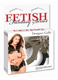 Металлические серебристые наручники Designer Metal Handcuffs - Pipedream - купить с доставкой в Балаково
