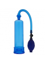 Синяя вакуумная помпа MENZSTUFF PENIS ENLARGER - Dream Toys - в Балаково купить с доставкой