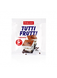 Пробник гель-смазки Tutti-frutti со вкусом тирамису - 4 гр. - Биоритм - купить с доставкой в Балаково