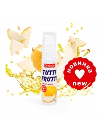 Гель-смазка Tutti-frutti со вкусом сочной дыни - 30 гр. - Биоритм - купить с доставкой в Балаково