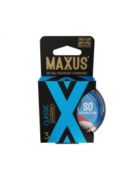 Классические презервативы в пластиковом кейсе MAXUS Classic - 3 шт. - Maxus - купить с доставкой в Балаково