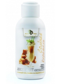 Интимный гель-смазка JUICY FRUIT с ароматом солёной карамели - 100 мл. - БиоМед - купить с доставкой в Балаково