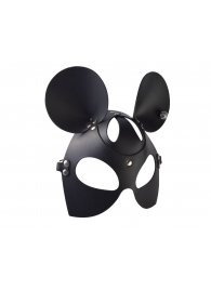 Черная кожаная маска  Мышка - Sitabella - купить с доставкой в Балаково
