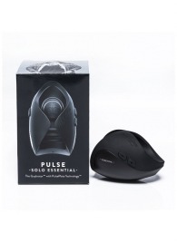 Черный инновационный мужской вибратор PULSE SOLO ESSENTIAL - Hot Octopuss - в Балаково купить с доставкой