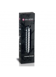 Рельефный фаллос для интенсивного электросекса Groovey George - 20 см. - MyStim - купить с доставкой в Балаково