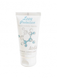 Увлажняющий лубрикант на водной основе Love Protection - 50 мл. - Lola Games - купить с доставкой в Балаково