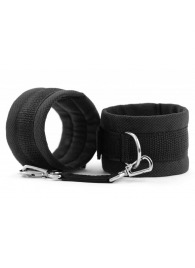 Черные наручники My rules на сцепке - БДСМ Арсенал - купить с доставкой в Балаково