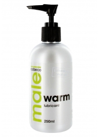 Лубрикант с согревающим эффектом MALE Cobeco Warm Lubricant - 250 мл. - Cobeco - купить с доставкой в Балаково