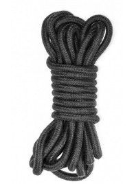 Черная веревка Do Not Disturb - 5 м. - Lola Games - купить с доставкой в Балаково