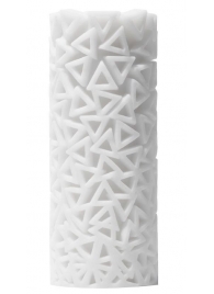 Белый 3D мастурбатор PILE - Tenga - в Балаково купить с доставкой