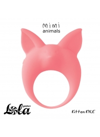 Оранжевое эрекционное кольцо Kitten Kyle - Lola Games - в Балаково купить с доставкой