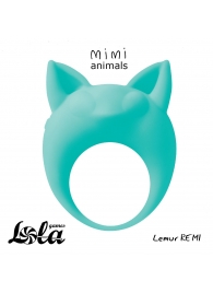 Зеленое эрекционное кольцо Lemur Remi - Lola Games - в Балаково купить с доставкой
