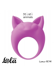Фиолетовое эрекционное кольцо Lemur Remi - Lola Games - в Балаково купить с доставкой
