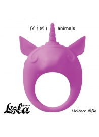 Фиолетовое эрекционное кольцо Unicorn Alfie - Lola Games - в Балаково купить с доставкой