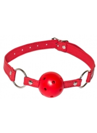 Красный кляп-шарик Firecracker - Lola Games - купить с доставкой в Балаково