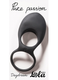 Черное эрекционное виброкольцо Daydream - Lola Games - в Балаково купить с доставкой