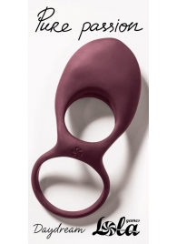 Бордовое эрекционное виброкольцо Daydream - Lola Games - в Балаково купить с доставкой