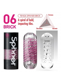 Мастурбатор SPINNER Brick - Tenga - в Балаково купить с доставкой