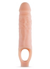 Телесный реалистичный фаллоудлинитель 9 Inch Silicone Cock Sheath Penis Extender - 22,86 см. - Blush Novelties - в Балаково купить с доставкой