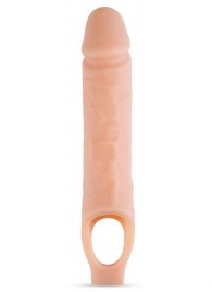 Телесный реалистичный фаллоудлинитель 10 Inch Silicone Cock Sheath Penis Extender - 25,4 см. - Blush Novelties - в Балаково купить с доставкой