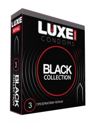 Черные презервативы LUXE Royal Black Collection - 3 шт. - Luxe - купить с доставкой в Балаково