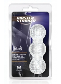 Прозрачный фигурный мастурбатор Master Stroker - Blush Novelties - в Балаково купить с доставкой
