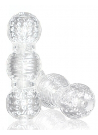 Прозрачный фигурный мастурбатор Master Stroker - Blush Novelties - в Балаково купить с доставкой