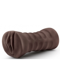 Коричневый мастурбатор-вагина Hot Chocolate Brianna - Blush Novelties - в Балаково купить с доставкой