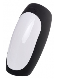 Черно-белый перезаряжаемый мастурбатор Erotist Hailstorm - Erotist Adult Toys - в Балаково купить с доставкой