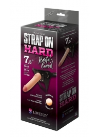 Пояс-трусики с насадкой Hard brutal-consul - 19 см. - LOVETOY (А-Полимер) - купить с доставкой в Балаково