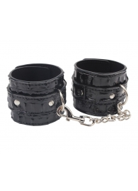 Черные наручники Surrender Wrist Restraints - Chisa - купить с доставкой в Балаково