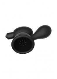 Черные вибронакладки для сосков VIBRATING NIPPLE TEASERS - Dream Toys