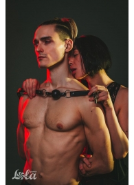 Черный кляп Love Addict на замочке - Lola Games - купить с доставкой в Балаково