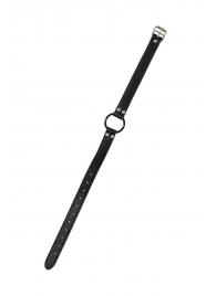 Черный кляп-кольцо Modesty - Lola Games - купить с доставкой в Балаково