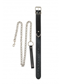 Черный ошейник с поводком Wild - Lola Games - купить с доставкой в Балаково