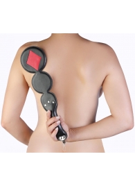 Шлёпалка  Бубны  с анальным плагом - LOVETOY (А-Полимер) - купить с доставкой в Балаково