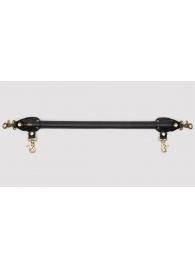 Черная распорка для ног Bound to You Faux Leather Spreader Bar - 50,8 см. - Fifty Shades of Grey - купить с доставкой в Балаково