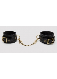 Черные оковы на ноги Bound to You Faux Leather Ankle Cuffs - Fifty Shades of Grey - купить с доставкой в Балаково