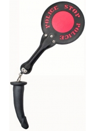 Шлёпалка  Полиция  с анальным плагом - LOVETOY (А-Полимер) - купить с доставкой в Балаково