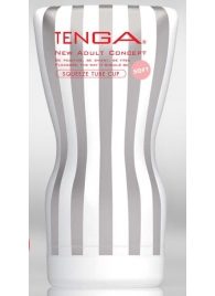 Мастурбатор TENGA Squeeze Tube Cup Soft - Tenga - в Балаково купить с доставкой