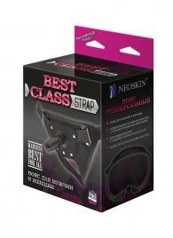 Черный пояс для насадок BEST CLASS STRAP - LOVETOY (А-Полимер) - купить с доставкой в Балаково