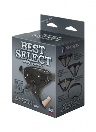 Пояс HARNESS BEST SELECT с вагинальной пробкой - LOVETOY (А-Полимер) - купить с доставкой в Балаково