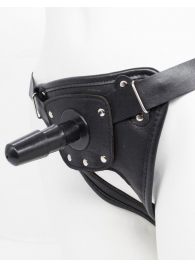 Черный пояс для насадок CLASS STRAP Restyling - LOVETOY (А-Полимер) - купить с доставкой в Балаково