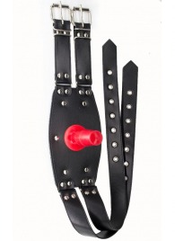 Черный узкий пояс на бедро с телесной насадкой - LOVETOY (А-Полимер) - купить с доставкой в Балаково