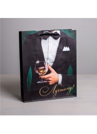 Бумажный пакет «Лучшему!» - 23 х 27 см. - Сима-Ленд - купить с доставкой в Балаково