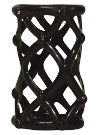 Чёрная насадка-сетка на пенис Orgasmus Wunder - Orion - в Балаково купить с доставкой