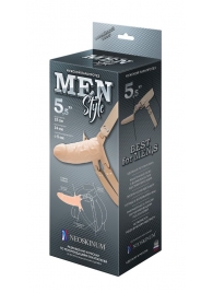 Телесный мужской парапротез MEN STYLE - 15 см. - LOVETOY (А-Полимер) - купить с доставкой в Балаково