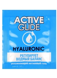 Лубрикант на водной основе Active Glide с гиалуроновой кислотой - 3 гр. - Биоритм - купить с доставкой в Балаково
